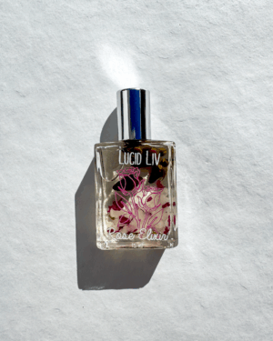 Lucid Liv Rose Elixir Organic Essential Oil Perfume 15ml